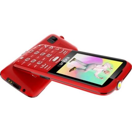 Evolveo - EasyPhone XO mobilni telefon za seniore, crvene boje