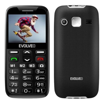 Evolveo - EasyPhone XR 4G mobilni telefon za starije osobe, crna