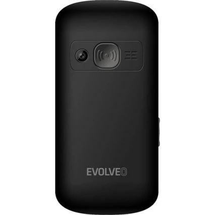 Evolveo - EasyPhone XS, crni mobilni telefon za starije osobe