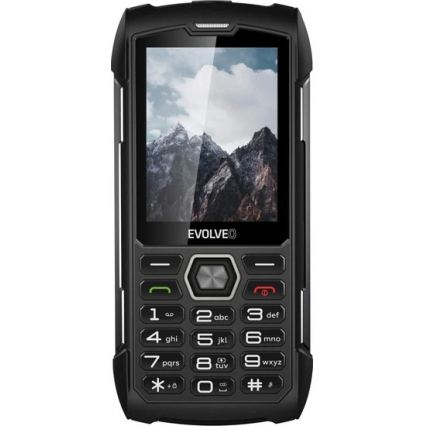 Evolveo - StrongPhone H1, vodootporan Dual SIM telefon crna/siva