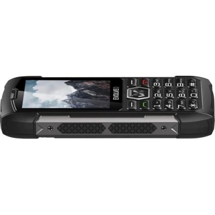Evolveo - StrongPhone H1, vodootporan Dual SIM telefon crna/siva