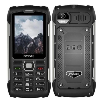 Evolveo - StrongPhone H1, vodootporan Dual SIM telefon crni/srebrni