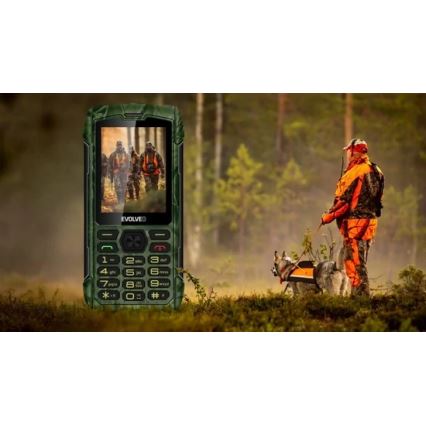 Evolveo - StrongPhone H1 vodootporan Dual SIM telefon lovačka kamuflaža