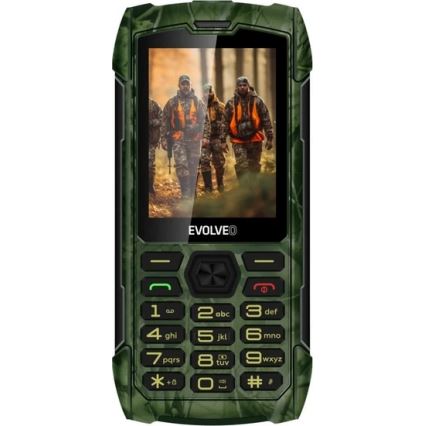 Evolveo - StrongPhone H1, vodootporan Dual SIM telefon u lovnoj kamuflaži