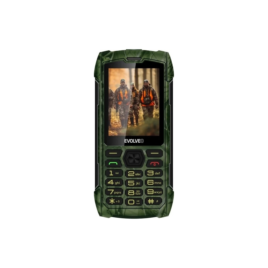 Evolveo - StrongPhone H1, vodootporan Dual SIM telefon u lovnoj kamuflaži