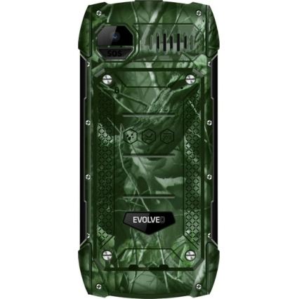 Evolveo - StrongPhone H1, vodootporan Dual SIM telefon u lovnoj kamuflaži