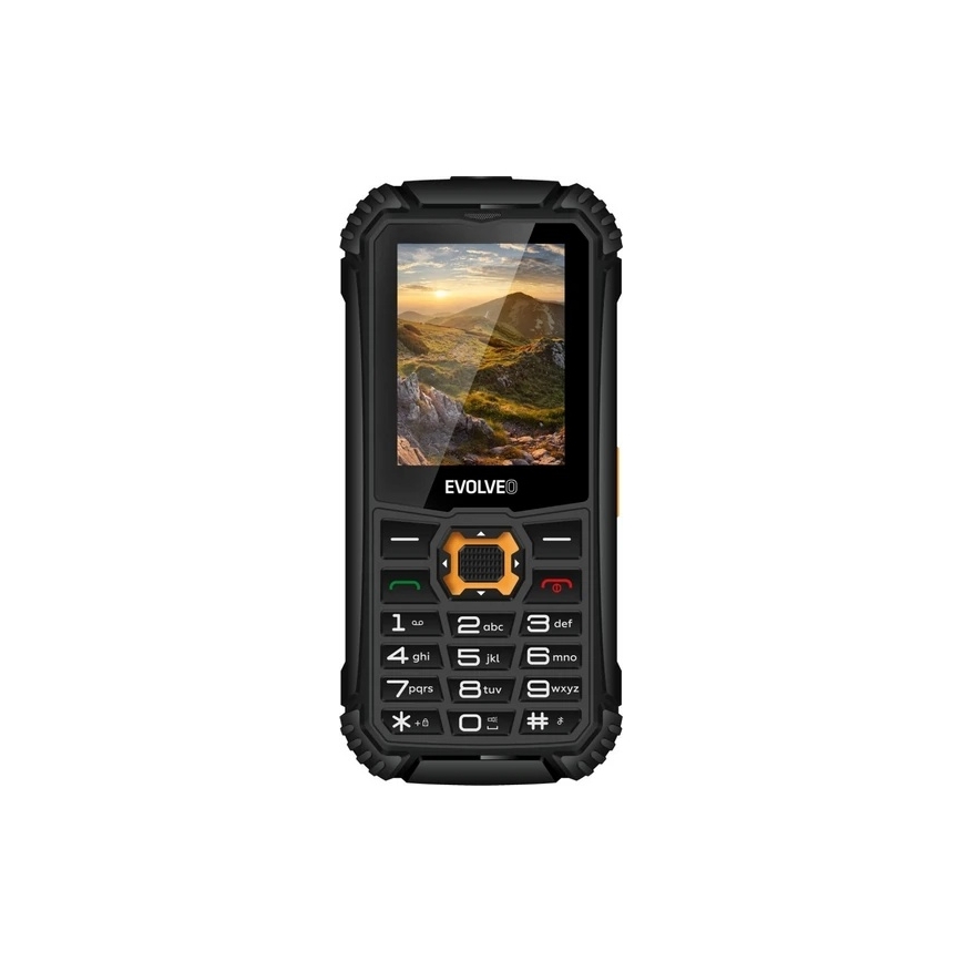 Evolveo - StrongPhone Q1 vodootporan Dual SIM telefon crna/narandžasta