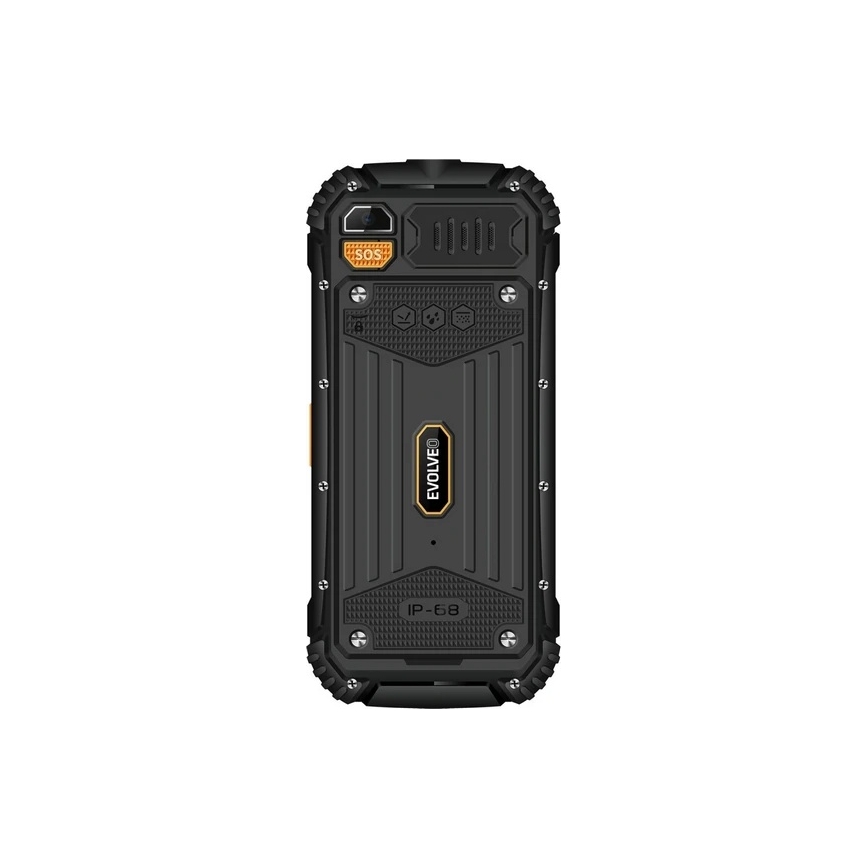 Evolveo - StrongPhone Q1 vodootporan Dual SIM telefon crna/narandžasta