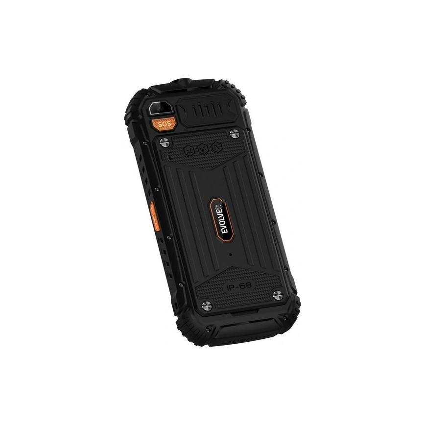 Evolveo - StrongPhone Q1 vodootporan Dual SIM telefon crna/narandžasta