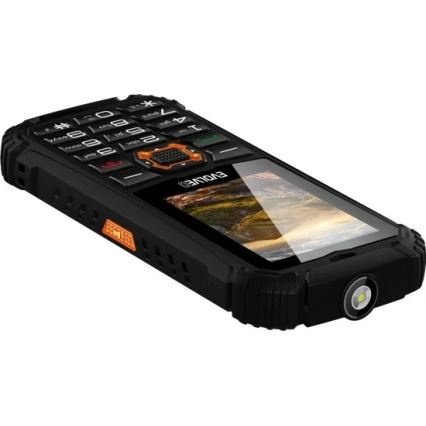 Evolveo - StrongPhone Q1 vodootporan Dual SIM telefon crna/narandžasta
