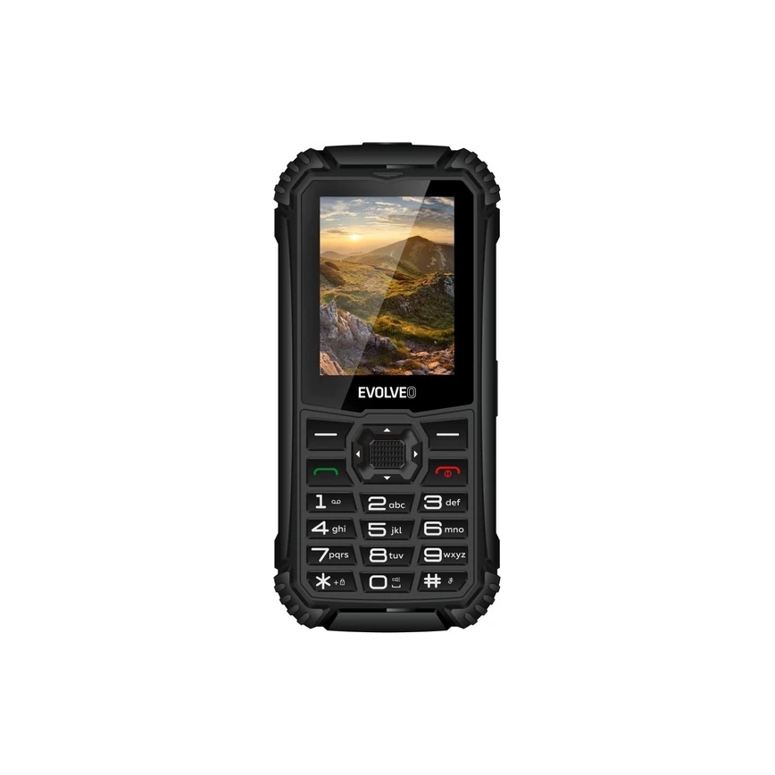 Evolveo - StrongPhone Q1, vodootporan Dual SIM telefon, crne boje