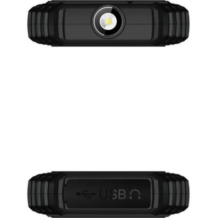 Evolveo - StrongPhone Q1, vodootporan Dual SIM telefon, crne boje