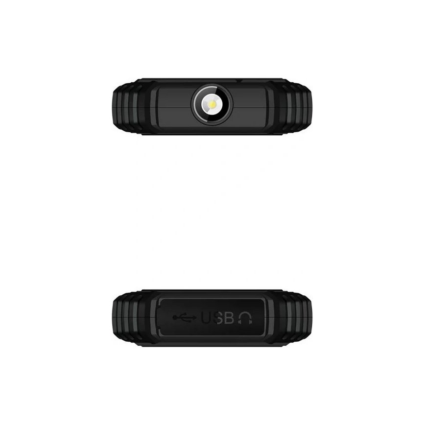 Evolveo - StrongPhone Q1, vodootporan Dual SIM telefon, crne boje