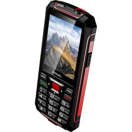 Evolveo - StrongPhone W4 vodootporan Dual SIM telefon crna/crvena