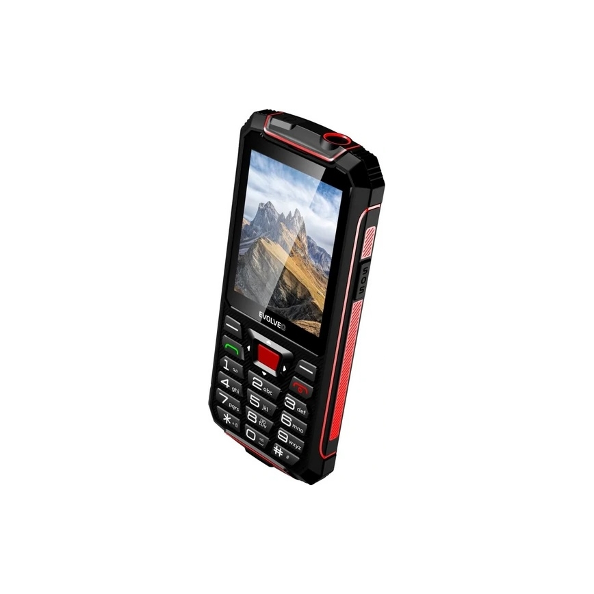 Evolveo - StrongPhone W4 vodootporan Dual SIM telefon crna/crvena