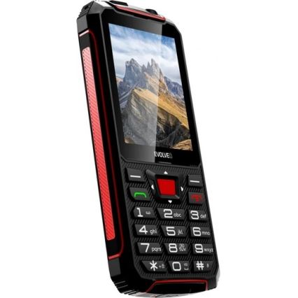 Evolveo - StrongPhone W4 vodootporan Dual SIM telefon crna/crvena
