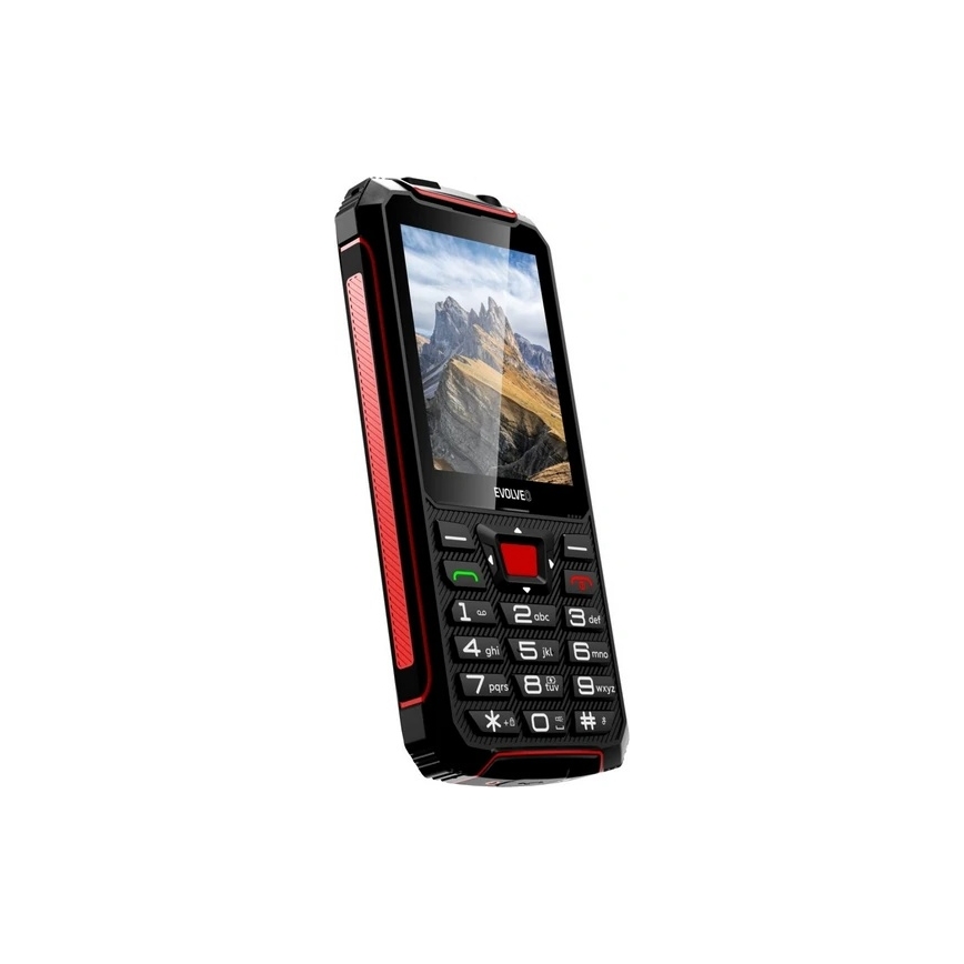 Evolveo - StrongPhone W4 vodootporan Dual SIM telefon crna/crvena