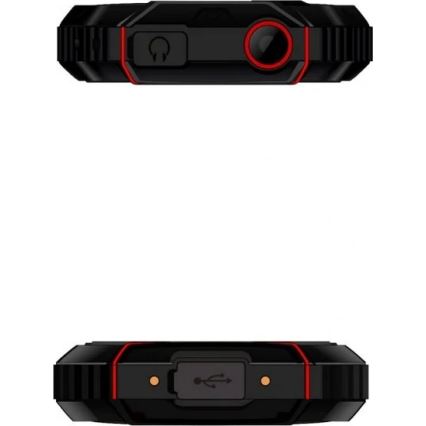 Evolveo - StrongPhone W4 vodootporan Dual SIM telefon crna/crvena