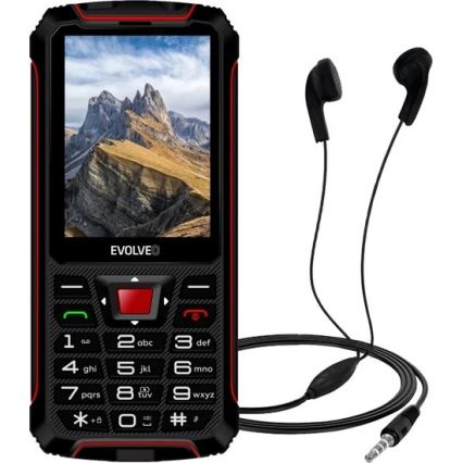 Evolveo - StrongPhone W4 vodootporan Dual SIM telefon crna/crvena
