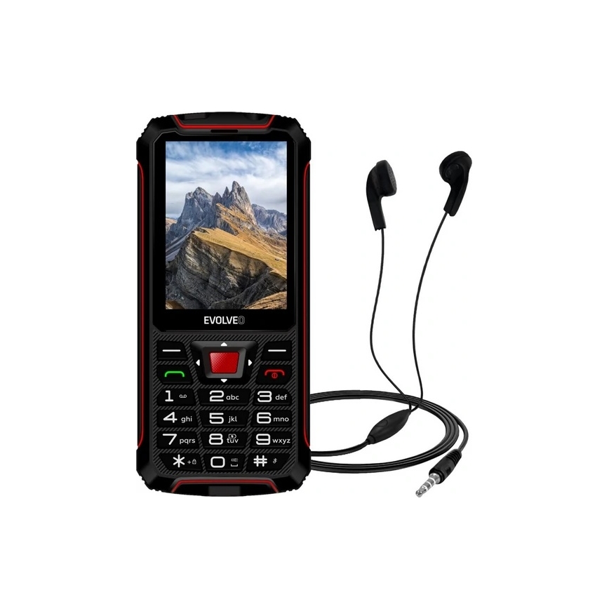 Evolveo - StrongPhone W4 vodootporan Dual SIM telefon crna/crvena