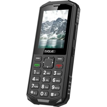 Evolveo - StrongPhone X5, vodootporan Dual SIM telefon crna/siva