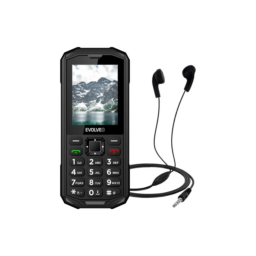 Evolveo - StrongPhone X5, vodootporan Dual SIM telefon crna/siva