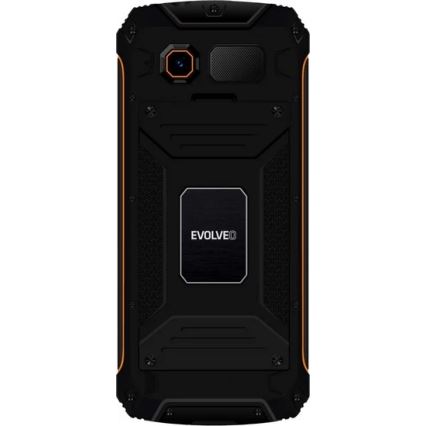 Evolveo - StrongPhone Z6, vodootporan Dual SIM telefon, crna/narandžasta