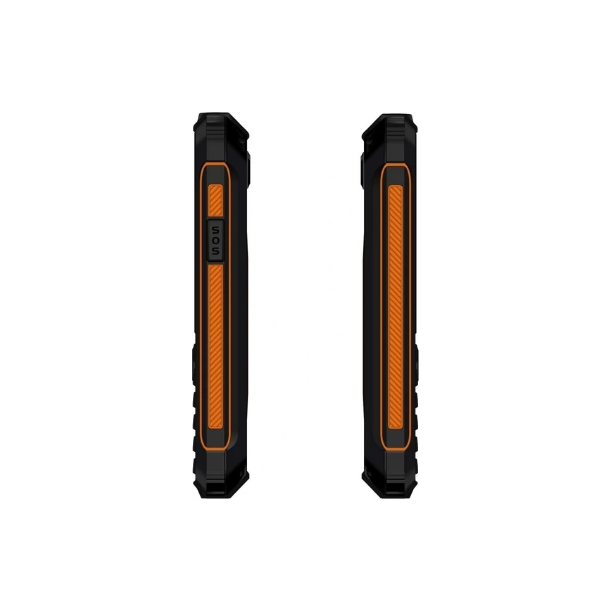 Evolveo - StrongPhone Z6, vodootporan Dual SIM telefon, crna/narandžasta