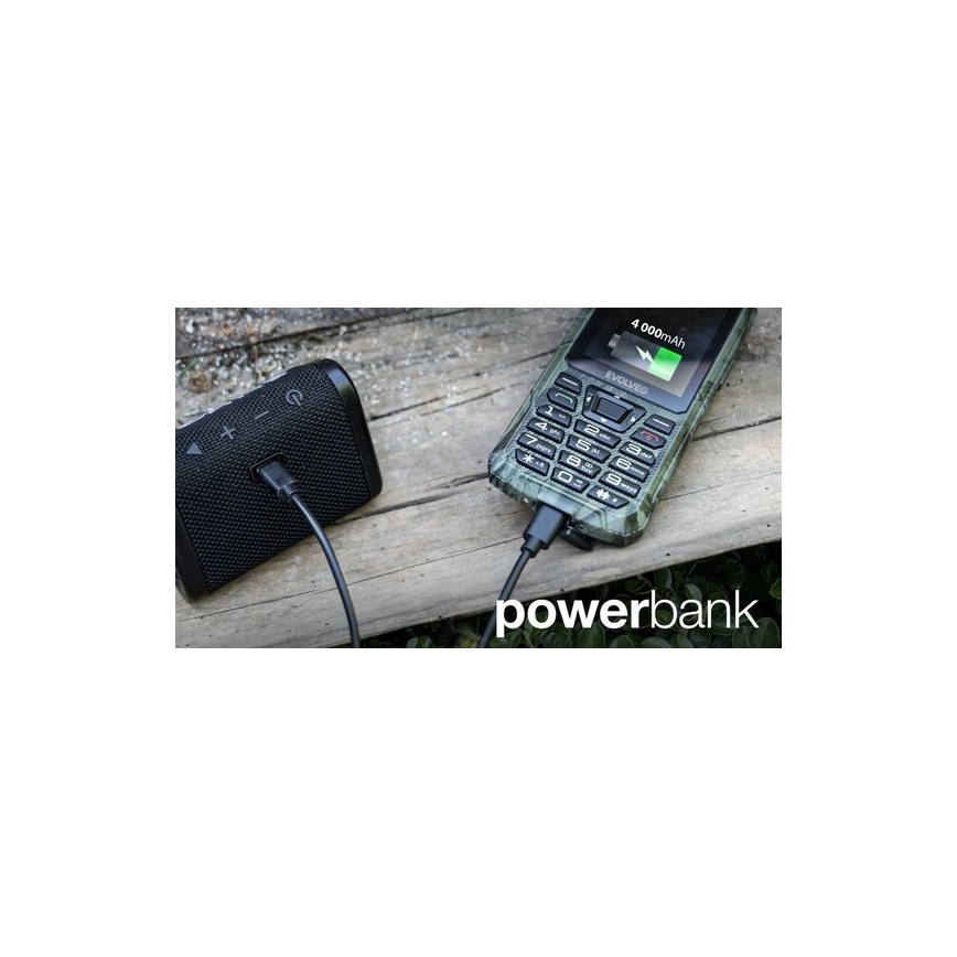 Evolveo - StrongPhone Z6 vodootporan Dual SIM telefon lovačka kamuflaža
