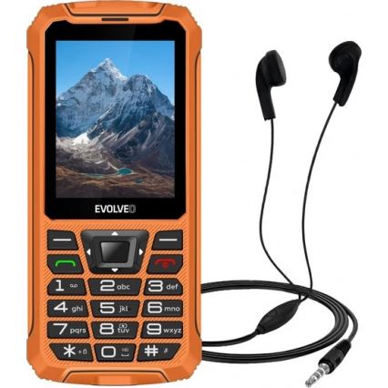 Evolveo - StrongPhone Z6 vodootporan Dual SIM telefon narandžaste boje