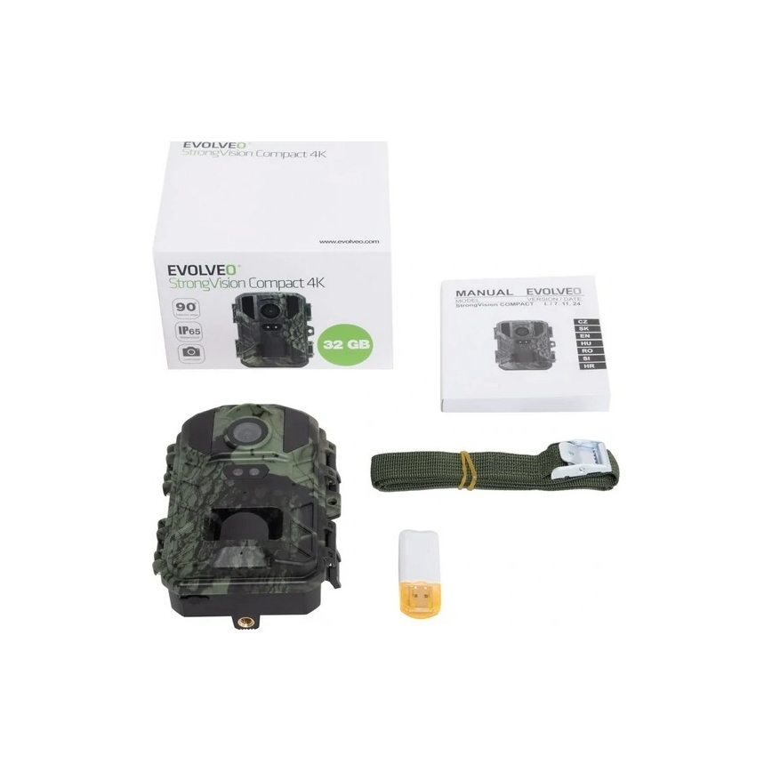 Evolveo - StrongVision Compact 4K fotopasca/kamera za ubrzano snimanje 32GB