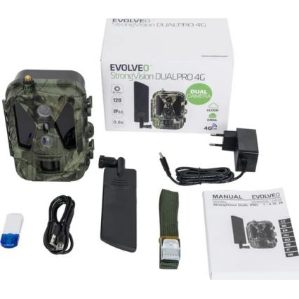 Evolveo - StrongVision Dual PRO 4G lovna kamera sa slanjem 16 GB