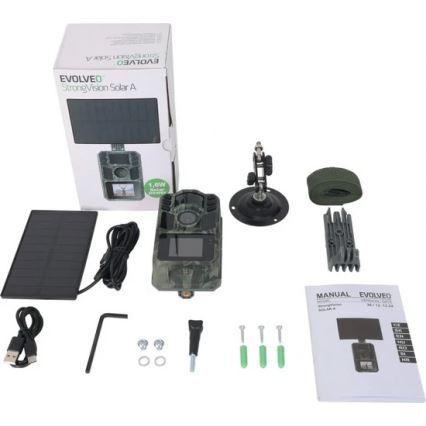 Evolveo - StrongVision Solar A, fotopast sa solarnim panelom