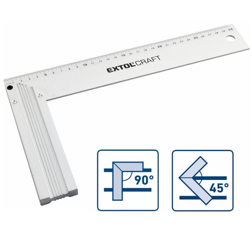 Extol - Aluminijumski ugaonik 300 mm