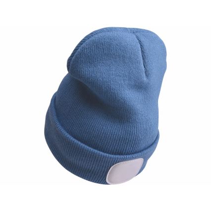 Extol - Kapa sa čelovkom i USB punjenjem 300 mAh plava vel. UNI