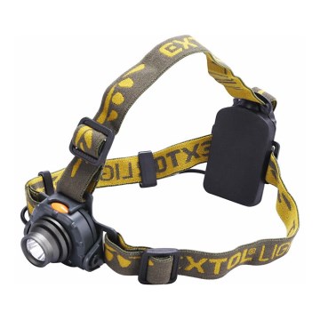 Extol - LED čelna lampa sa senzorom LED/3W/3xAAA žuta/siva