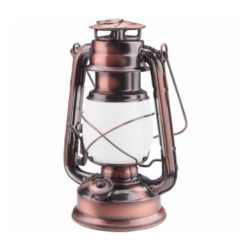 Extol - LED Petrolejska lampa LED/4xAA bakrena