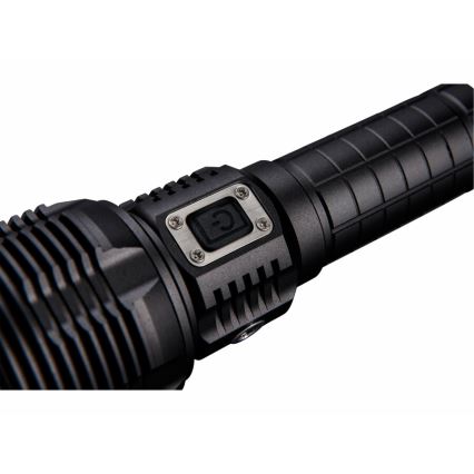 Extol - LED prigušiva punjiva baterijska lampa sa powerbankom LED/60W/10000 mAh 8000 lm IPX4 crna