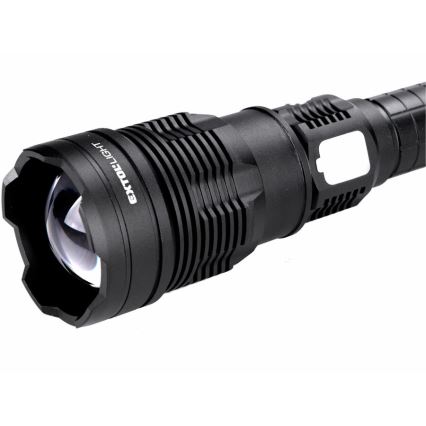 Extol - LED prigušiva punjiva baterijska lampa sa powerbankom LED/60W/10000 mAh 8000 lm IPX4 crna