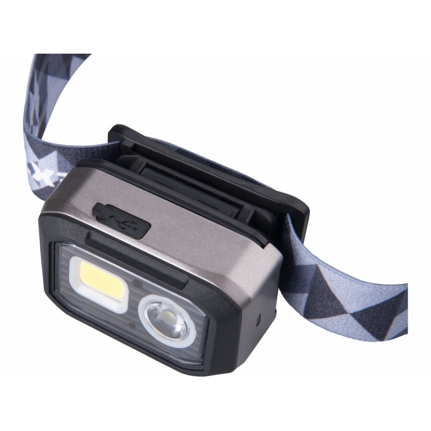 Extol - LED Punjiva čeona lampa sa senzorom LED/1000 mAh/3,7V/3xAAA IPX4