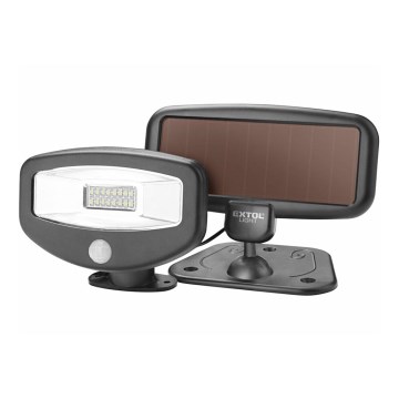 Extol - LED solarni reflektor sa senzorom LED/500 mAh/3,7V IPX4
