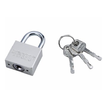 Extol - Metalni viseći katanac 30 mm, srebrne boje