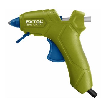 Extol - Pištolj za vruće lepljenje 70W/230V zelena/plava