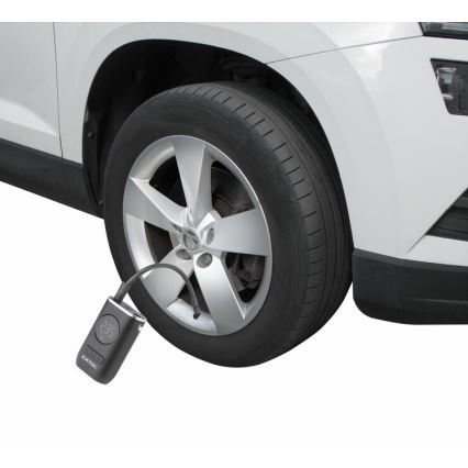 Extol Premium - Digitalni džepni kompresor 4000 mAh 7,4V crna