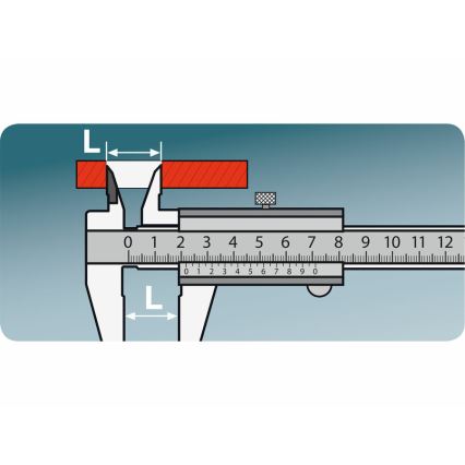 Extol Premium - Kovinsko pomično merilo 0-150 mm