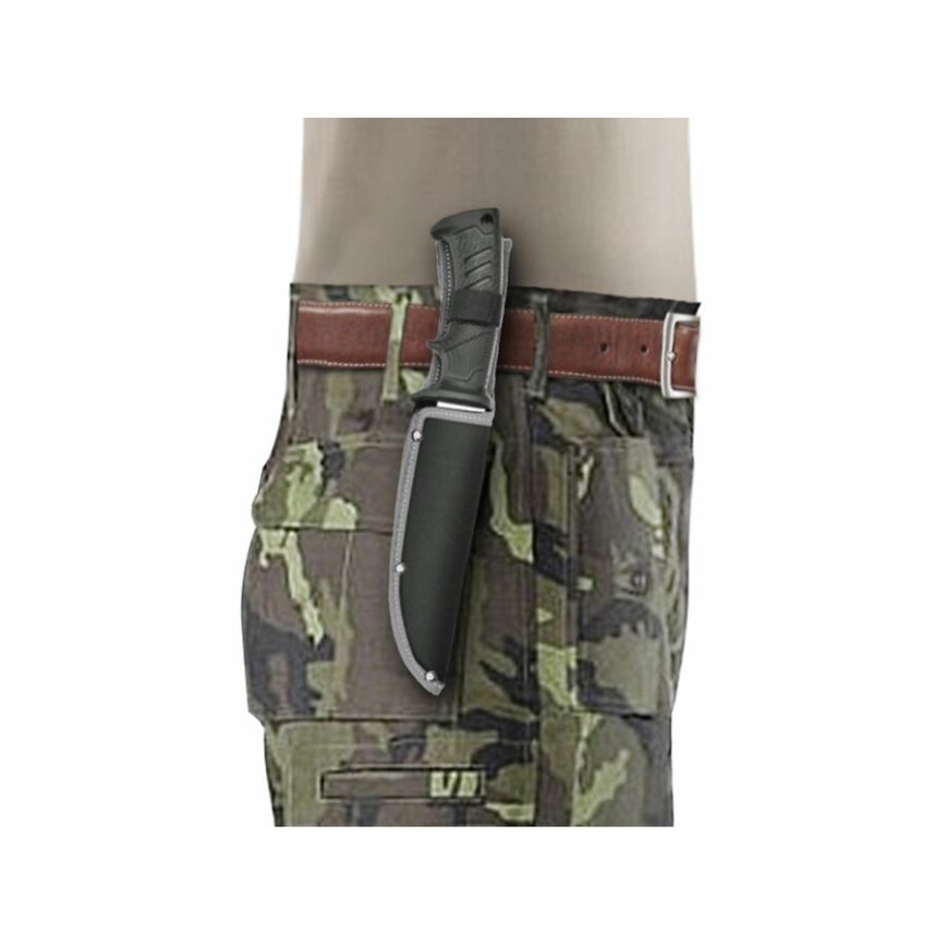 Extol Premium - Lovački nož, crna/nerđajući čelik, 14,5 cm