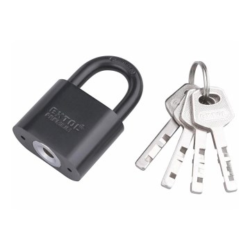 Extol Premium - metalni katanac 40 mm, crni