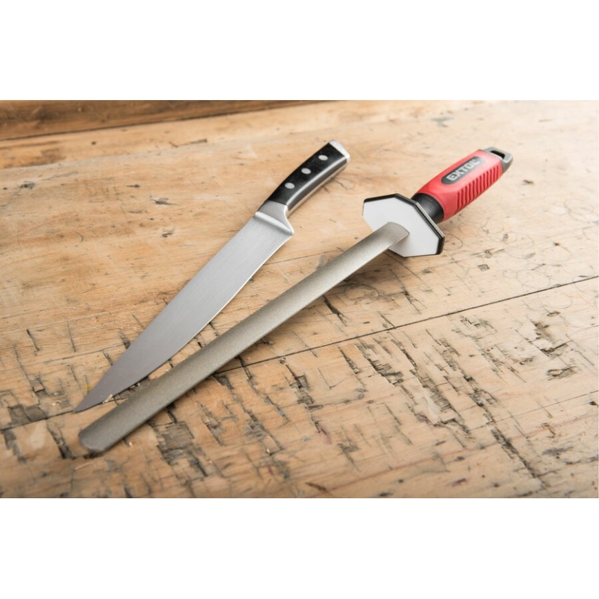 Extol Premium - Oštrač za noževe sa dijamantskim premazom 26 cm P400
