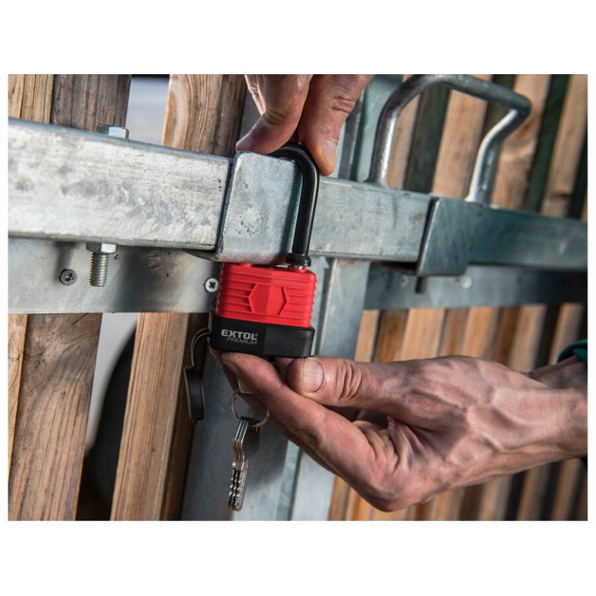 Extol Premium - Vodootporan produženi viseći katanac 40 mm