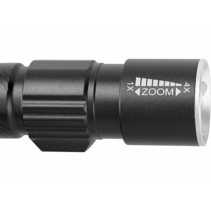Extol - Punjiva LED baterijska lampa LED/3W/450 mAh/3,7V crna